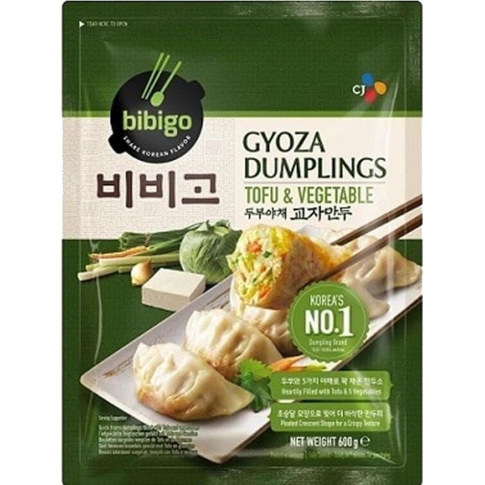 CJ Bibigo Gyoza Dumpling with Tofu&Vegetable 必品阁豆腐蔬菜饺子 600g