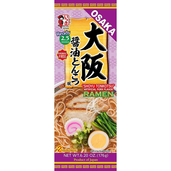 Itsuki Osaka Shoyu Ramen Noodles  五木大阪酱油拉面 176g