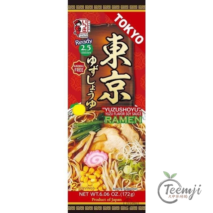 Itsuki Tokyo Yuzu Flavour Soy Sauce Ramen 172G Noodle