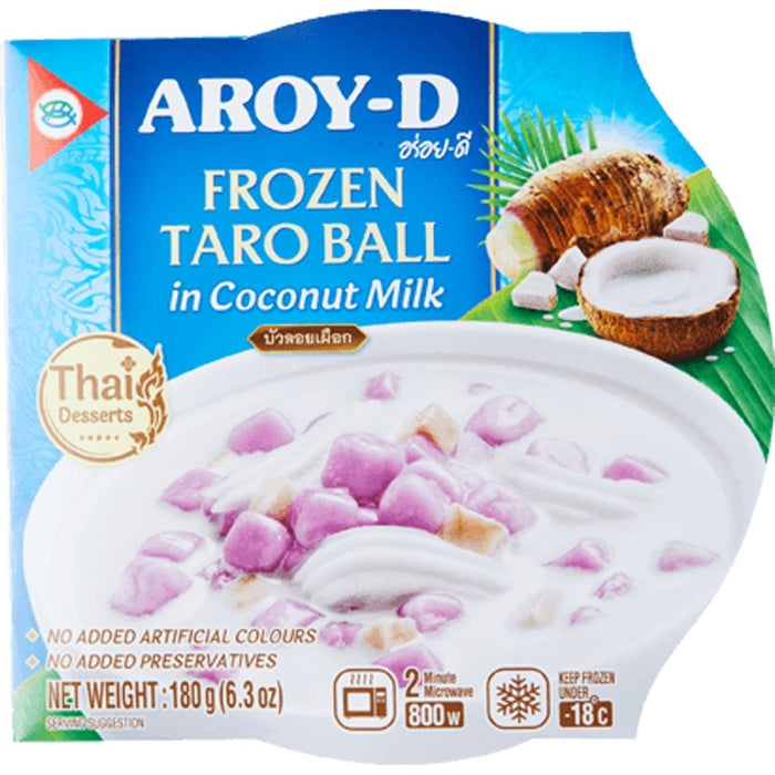 Aroy-D Frozen Taro Ball in Coconut Milk 椰浆芋头球甜汤 180g