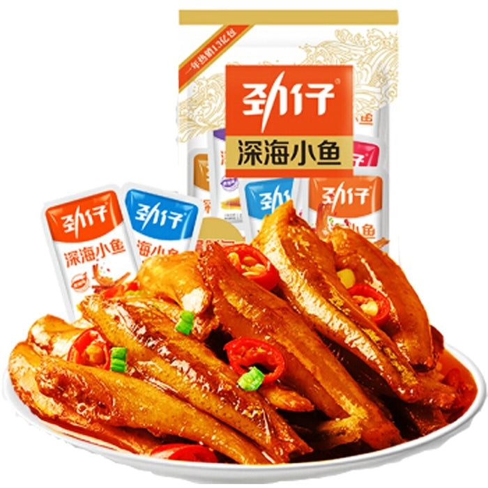Jin Zai Fried Anchovy Snack Mix 劲仔深海小鱼量贩混合包 96g