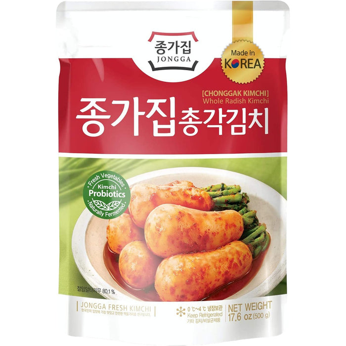 Jongga Chonggak kimchi (ponytail radish kimchi) 宗家府萝卜泡菜 500g