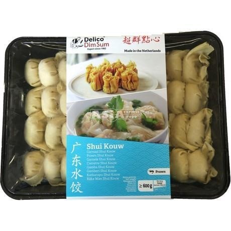 Delico Shui Kouw Prawn Wonton Dumpling 超群牌广东鲜虾水饺 600g