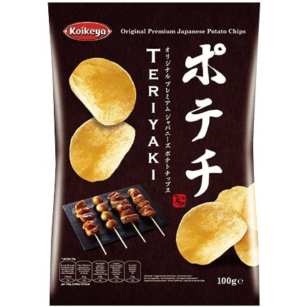 Koikeya Teriyaki Flavour Potato Chips 湖池屋薯片照烧口味100g