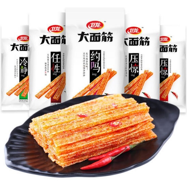 Wei-long Gluten Spicy Strips 卫龙大面筋 106g