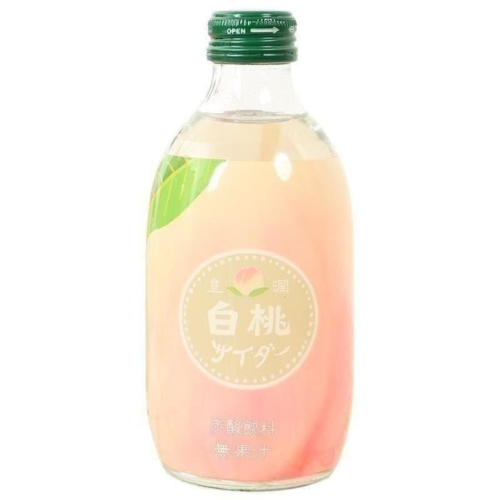 Tomomasu Peach Soda 日本农园丰润白桃味碳酸饮料汽水饮品 300ml