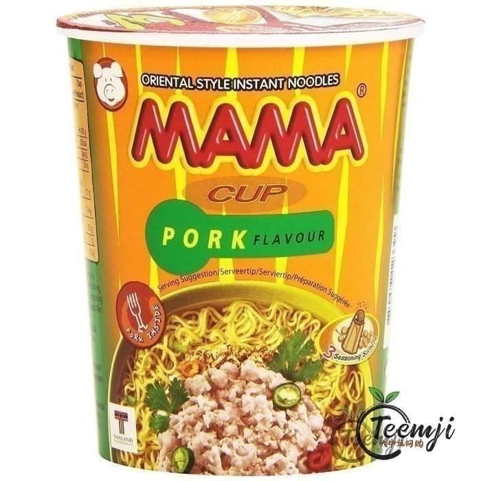 Mama Cup Instant Noodles Pork Flavour 70G Noodle