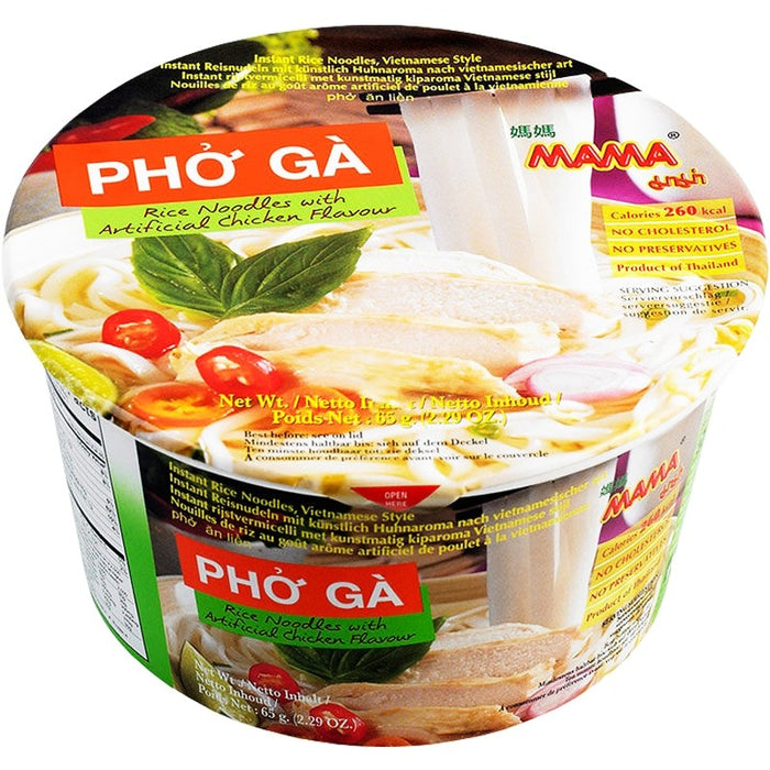 Mama Instant Rice Vermicelli Chicken (Pho Ga) Flavour 妈妈牌米粉越南鸡汁味 65g