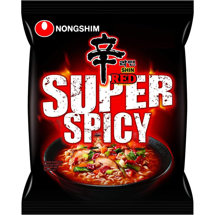 Nongshim Red Super Spicy Noodles 农心超辣辛辣面 120g