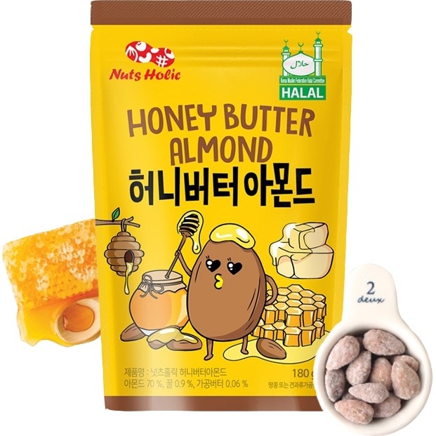 Nuts Holic Honey Butter Almond 蜂蜜黄油杏仁 180g