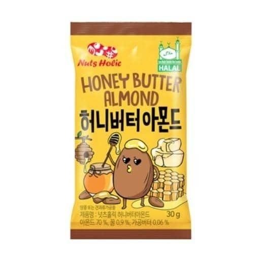 Nuts Holic Honey Butter Almond 蜂蜜黄油味杏仁 30g