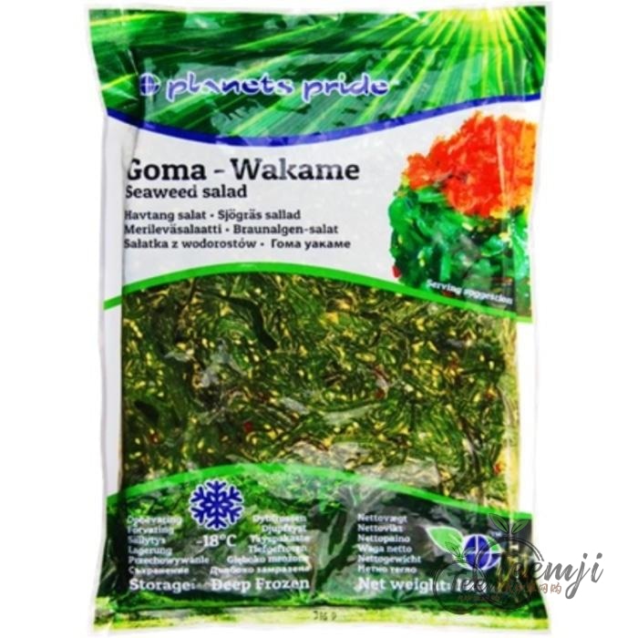 Planets Pride Goma Wakame Seaweed Salad 1Kg Frozen Food