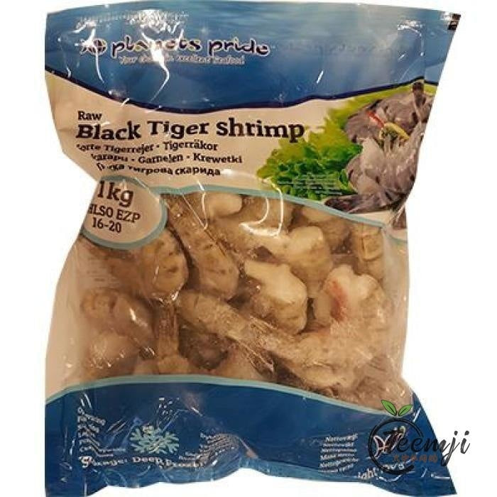 Planets Pride Raw Black Tiger Shrimp 16-20 750G Frozen Seafood