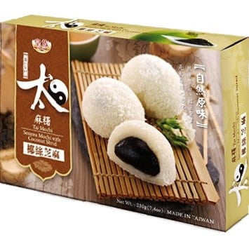 Royal Family Tai Mochi Sesame Mochi with Coconut Shred 皇族太极麻糬椰丝芝麻 210g
