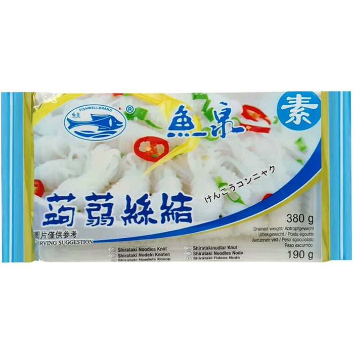 Fish Well Shirataki Noodles Knot 鱼泉蒟蒻丝结 380g