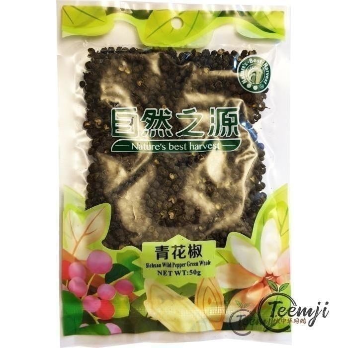 Natures Best Harvest Sichuan Wild Peppar Green Whole 50G Spices