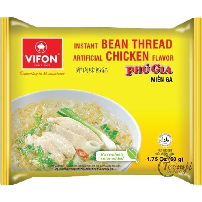Vifon Instant Bean Thread Artificial Chicken Flavour 50G Noodle