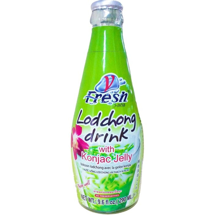 V-Fresh Lodchong Drink with Konjac Jelly 泰国椰香蒟蒻QQ饮 290ml