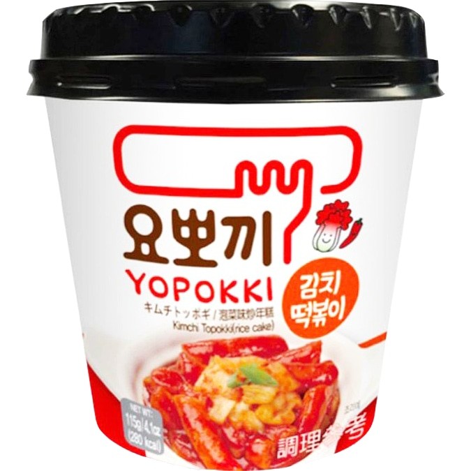 Youngpoong Yopokki Kimchi Cup 泡菜味炒年糕杯 115g