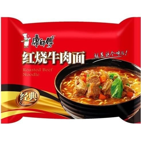 Master Kong Braised Beef Noodles 康师傅红烧牛肉面 100g
