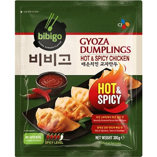 CJ Bibigo Gyoza Dumplings Hot & Spicy Chicken 必品阁火鸡味饺子 300g