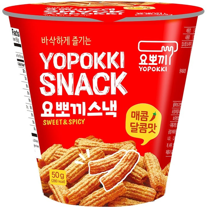 Yopokki Snack Sweet & Spicy Flavour 韩式年糕脆条甜辣味 50g